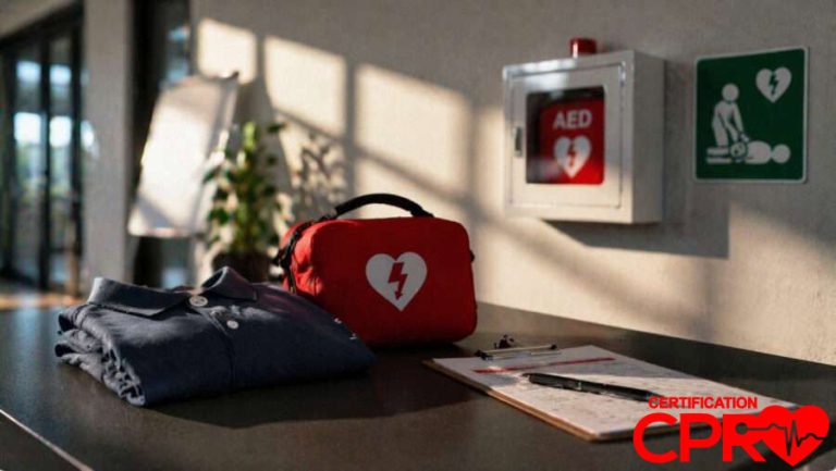 AED and CPR training equipment in Atlanta.